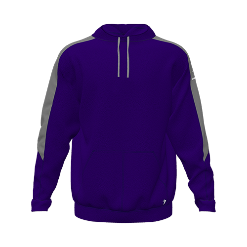 [CUS-DFW-HOOD-FLC-LSL-PUR-YXS-LOGO2] Hoodie (Youth XS, Purple, Logo 2)