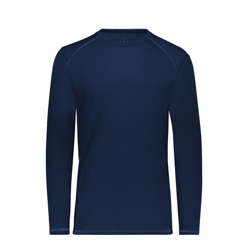 [6846.065.S-LOGO3] Youth SoftTouch Long Sleeve (Youth S, Navy, Logo 3)