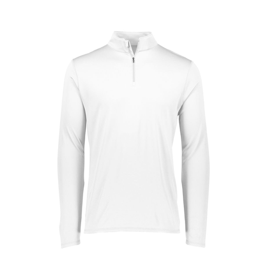 [FTLQFLWH-FAXS-LOGO3] Ladies Flex-Lite 1/4 Zip Shirt (Female Adult XS, White, Logo 3)