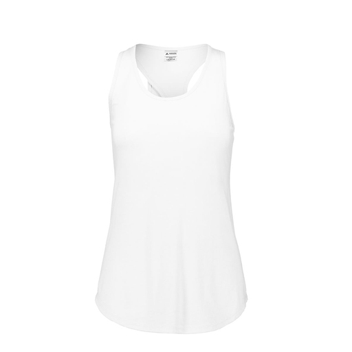 [3078.005.S-LOGO2] Ladies Tri Blend Tank Top (Female Adult S, White, Logo 2)