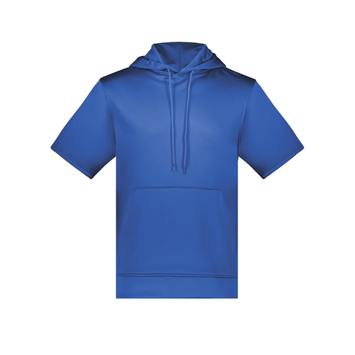 [6871.060.S-LOGO1] Men's Dri Fit Short Sleeve Hoodie (Adult S, Royal, Logo 1)