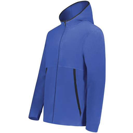 [6859.060.XS-LOGO3] Youth Chill Full Zip Fleece (Youth XS, Royal, Logo 3)