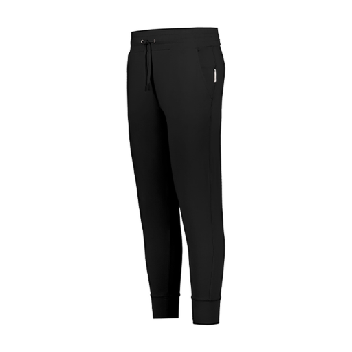 [222799.080.XS-LOGO2] LADIES VENTURA SOFT KNIT JOGGER (Female Adult XS, Black, Logo 2)