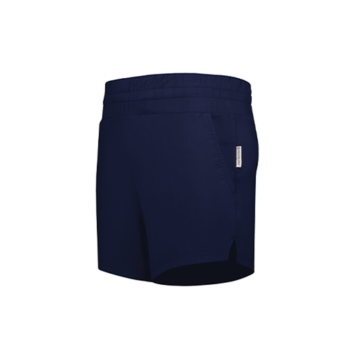 [224704.065.XS-LOGO4] LADIES VENTURA SOFT KNIT SHORTS (Female Adult XS, Navy, Logo 4)
